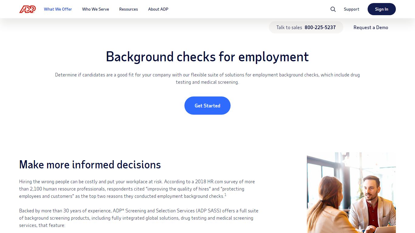 Background Check Services for Employers | ADP
